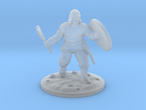 viking hand axe 28mm in Clear Ultra Fine Detail Plastic