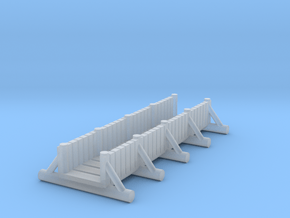 small foot bridge    planked long in Clear Ultra Fine Detail Plastic