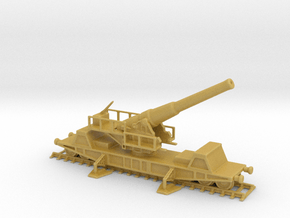 British  bl 9.2 mk 13 1/100 railway artillery ww1  in Tan Fine Detail Plastic