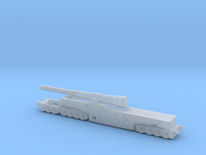 12 inch gun mk 9 railway artillery  1/200 in Clear Ultra Fine Detail Plastic