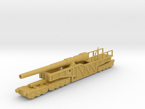 12 inch gun mk 9 railway artillery  1/160 in Tan Fine Detail Plastic