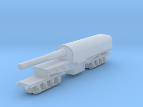 canon de 274 mm mle 1893 1/144 railway artillery  in Clear Ultra Fine Detail Plastic