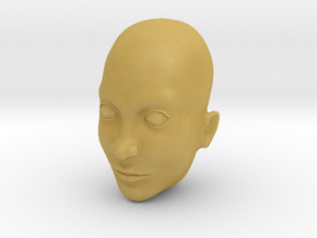 Mego Generic Female Head Sculpt #1 in Tan Fine Detail Plastic