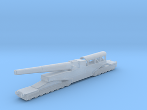 381/40 Italian railway artillery ww1 1/144 in Clear Ultra Fine Detail Plastic