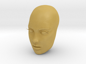 Mego - Generic Head Sculpt #2 in Tan Fine Detail Plastic