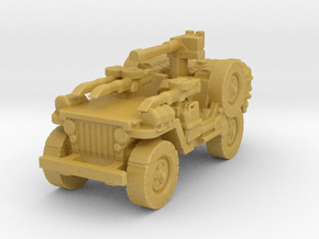 1/72 LRDG Jeep  4 in Tan Fine Detail Plastic
