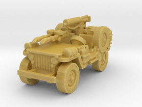 1/56 28mm LRDG SAS Jeep 5 in Tan Fine Detail Plastic