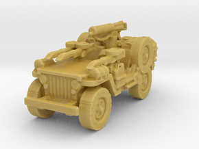 1/56 28mm LRDG SAS Jeep 6 in Tan Fine Detail Plastic