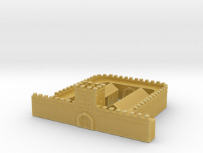   hadrian's wall   Milecastle  long 1/350  in Tan Fine Detail Plastic