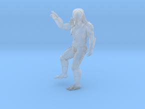 Predator - Holding on pose in Clear Ultra Fine Detail Plastic