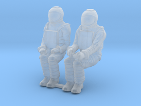 Moon Buggy - Driver& Passenger in Clear Ultra Fine Detail Plastic