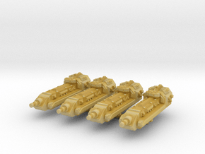 WE104 Dofio-Noalo Point-Defence Frigate (4) in Tan Fine Detail Plastic