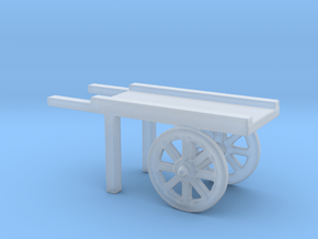 hand cart  in Clear Ultra Fine Detail Plastic