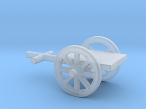 hand cart 1 in Clear Ultra Fine Detail Plastic