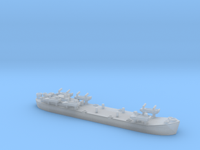 Landing Ship tank MK 2 LST 1/800  6 in Clear Ultra Fine Detail Plastic
