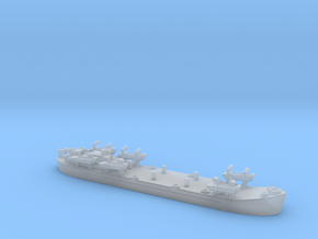 landing ship tank Mk 2 1/1800 6 in Clear Ultra Fine Detail Plastic