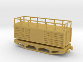French ammunition  wagon 1/76 oo in Tan Fine Detail Plastic