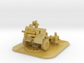 MG144-UK08 QF 25-Pounder in Tan Fine Detail Plastic