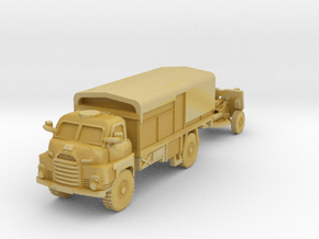 MG144-UK08A QF 25-Pounder (towed by Bedford RL) in Tan Fine Detail Plastic