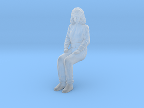 Aliens - Anne Seated 1:35 in Clear Ultra Fine Detail Plastic