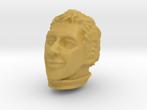 1/12 Ayrton Senna Head Sculpt in Tan Fine Detail Plastic