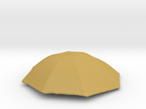 1/24 Realiastic Umbrella Top for Auto Diorama in Tan Fine Detail Plastic