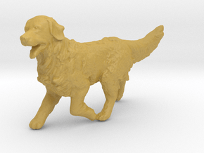 1/24 Running Golden Retriever Male in Tan Fine Detail Plastic