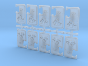 Hydra Breacher Shields x10 in Clear Ultra Fine Detail Plastic