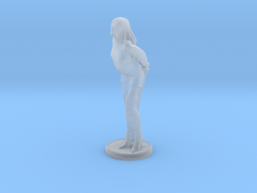 1/12 Halloween Girl Figurine in Clear Ultra Fine Detail Plastic