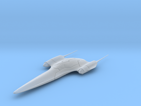 1/350 J-type 327 Nubian/Naboo Royal Starship in Clear Ultra Fine Detail Plastic