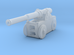 Italian 254mm cannon 1/160 in Clear Ultra Fine Detail Plastic