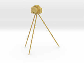 1/24 Camera on Tripod for Diorama in Tan Fine Detail Plastic