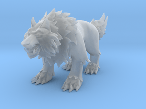 Non-scale Rehgar Wolf in Clear Ultra Fine Detail Plastic