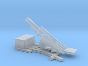 bl 9.2 inch  MK 2  siege howitzer 1/144 in Clear Ultra Fine Detail Plastic