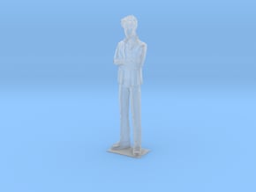 1/24 Modern Outfit Spectator Standing in Clear Ultra Fine Detail Plastic