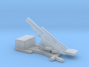 bl 9.2 inch  MK 2 siege howitzer 1/286 6mm  in Clear Ultra Fine Detail Plastic