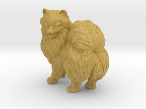 1/12 Color Pomeranian in Tan Fine Detail Plastic