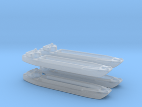 Landing Craft Tank LCT mk 3 1/1800 x 4  in Clear Ultra Fine Detail Plastic