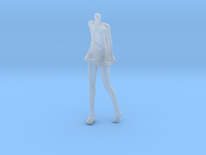 1/24 Girl Walking on Beach (Body Only) in Clear Ultra Fine Detail Plastic