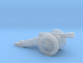 cannon 28mm small medieval 2 in Clear Ultra Fine Detail Plastic