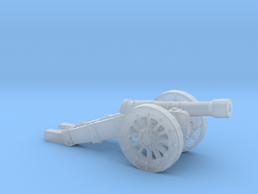 cannon 20mm small medieval in Clear Ultra Fine Detail Plastic