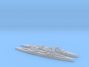 HMS Lion 13.5 inch HMS Queen Mary13.5 inch 1/1250  in Clear Ultra Fine Detail Plastic