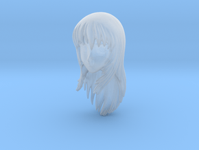 1/24 Asuka Sin Head Model in Clear Ultra Fine Detail Plastic
