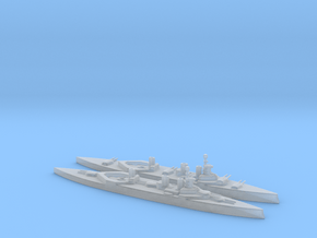 HMS Lion 13.5 inch HMS Queen Mary 13.5 inch 1/1300 in Clear Ultra Fine Detail Plastic