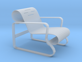 1/12 Beach Chair in Clear Ultra Fine Detail Plastic