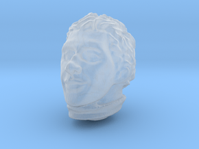 1/12 Ayrton Senna Head Sculpt in Clear Ultra Fine Detail Plastic