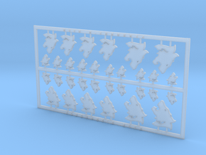 Tiger 1 Vehicle Icons x32 in Clear Ultra Fine Detail Plastic