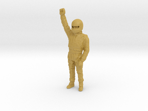 1/43 Senna Victory Standing Pose in Tan Fine Detail Plastic