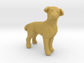 1/24 Pug Adult Dog  in Tan Fine Detail Plastic