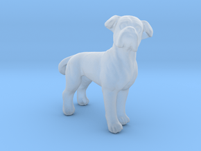 1/24 Pug Adult Dog  in Clear Ultra Fine Detail Plastic